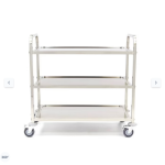  Καροτσάκι σερβιρίσματος από ανοξείδωτο χάλυβα - 3 ράφια